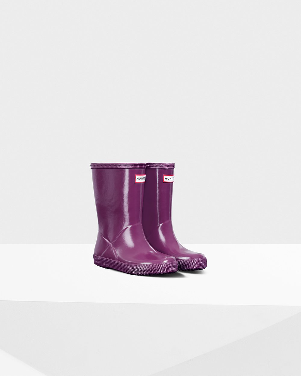 Galochas Hunter Criança Roxo - Original First Classic Gloss - 97IMWDEJY